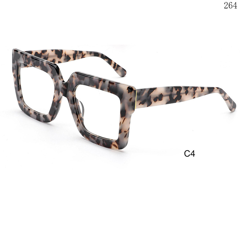 Dachuan Optical VEP0306 China Supplier Unisex Design Acetate Optical Glasses with Oversized Frame (9)