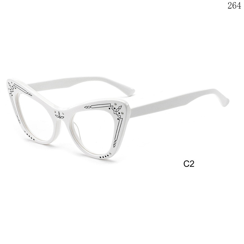 Dachuan Optical WA088899 China Supplier Women Design Acetate Spectacle Frames with Cateye Frame (8)