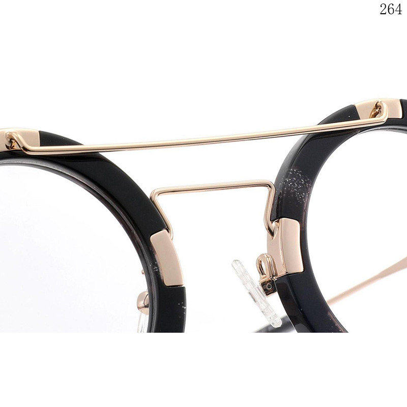 Dachuan Optical WX057723 China Supplier Retro Design Acetate Optical Glasses with Metal Legs (4)