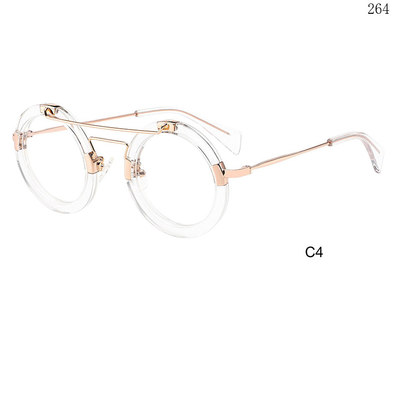 Dachuan Optical WX057723 China Supplier Retro Design Acetate Optical Glasses with Metal Legs (9)