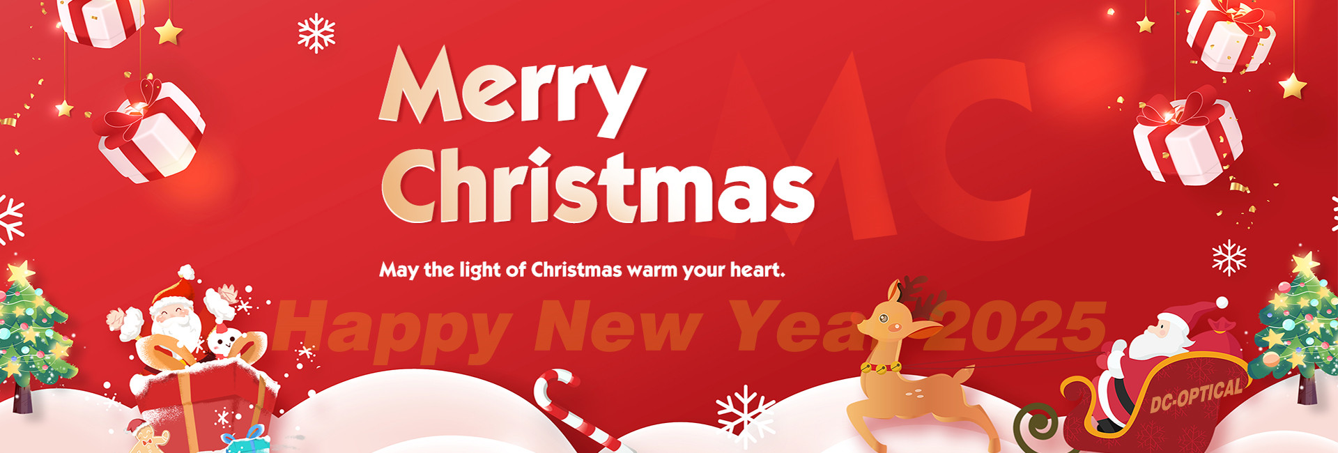 Merry Christmas and Happy New Year 2025 Dachuan Optical